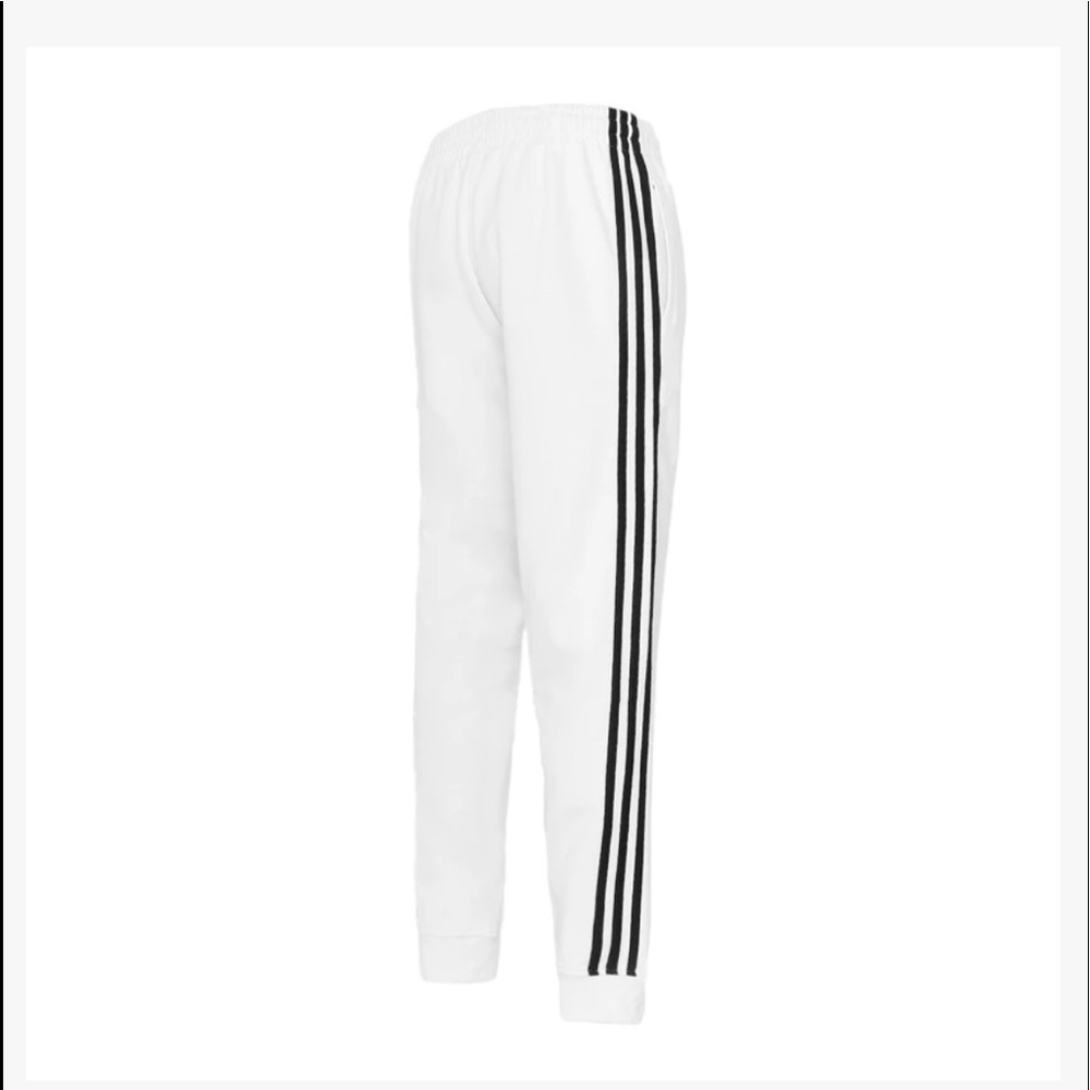 NWT Mens Adidas Essential Fleece Joggers - Picture 2 of 10